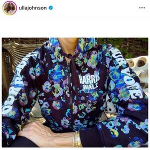 Floral Ulla Johnson Our Bodies Our Vote hoodie